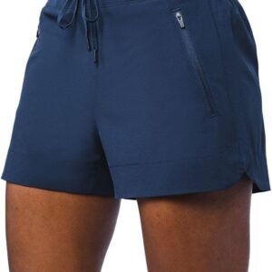 90 Degree By Reflex Stretch Woven Lightweight Walking Shorts with Side Pockets