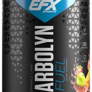 EFX Sports Karbolyn Fuel | Fast-Absorbing Carbohydrate Powder | Carb Load, Sustained Energy, Quick Recovery | Stimulant Free | 18 Servings (Fruit Punch)