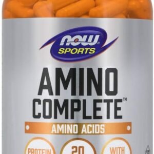 NOW Sports Nutrition, Amino Complete™, Protein Blend With 21 Aminos and B-6, 360 Veg Capsules