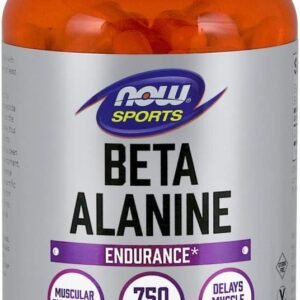 NOW Sports Nutrition, Beta-Alanine 750 mg, Delays Muscle Fatigue*, Endurance*, 120 Veg Capsules