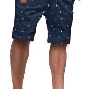 JMIERR Mens Casual Shorts – Cotton Drawstring Summer Beach Stretch Twill Chino Golf Shorts