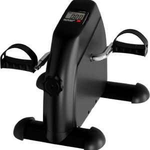 Under Desk Bike and Pedal Exerciser – At-Home Physical Therapy Equipment and Exercise Machine for Arms and Legs with LCD Screen by Wakeman Fitness