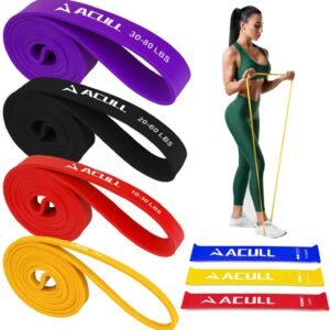 Resistance Bands for Working Out, Pull Up Assistance Bands, Exercise Bands, Workout Bands, Excersing Bands, Resistance Band Set for Men Women, Stretch Bands for Physical Therapy, Home Workouts