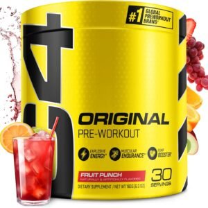 Cellucor C4 Original Pre Workout Powder Fruit Punch | Vitamin C for Immune Support | Sugar Free Preworkout Energy for Men & Women | 150mg Caffeine + Beta Alanine + Creatine | 30 Servings